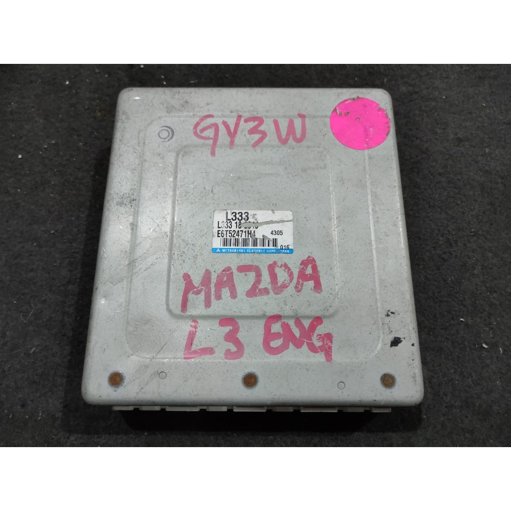 Mazda 6 Atenza GG3S L3-VE 2.3L ECU ชุดควบคุมเครื่องยนต์ / กล่องคอมพิวเตอร์เครื่องยนต์ PN: L333 / L33