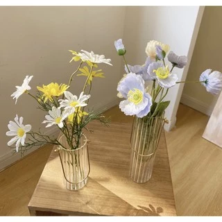 แจกัน แจกันมินิมอล ดอกไม้ แต่งบ้าน แจกันเซรามิก ของตกแต่งบ้าน แจกันสีขาว เกาหลี Vase คุณภาพดี แก้ว ของแต่งคาเฟ่