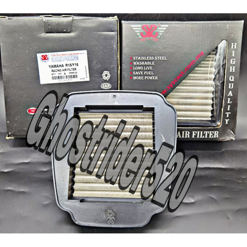 SYS RACING ARI FILTER Y15/R15 STEEL SYS