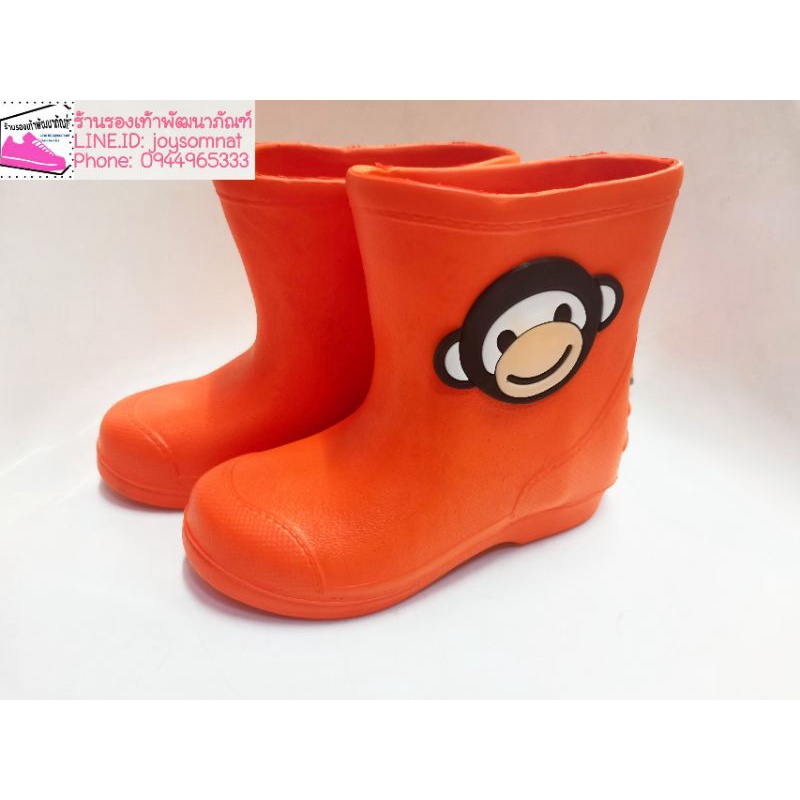 Prado.gang.รองเท้าบูทเด็ก​ น้ำหนักเบา​ ใส่สบาย เบอร์5.5-8.5