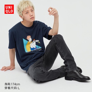 [S-5XL]ใหม่ พร้อมส่ง Uniqlo เสื้อยืดคอกลม แขนสั้น พิมพ์ลายมังงะ UT สําหรับผู้ชาย และผู้หญิง 440684