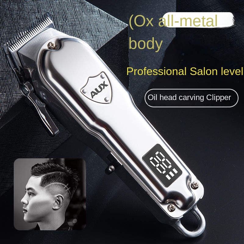 จัดหาสต็อกพร้อม Oaks Hair Clipper ปัตตาเลี่ยนไฟฟ้าโกนหนวดผมมีดโกนแบบชาร์จไฟได้ Clipper ร้านทําผมมืออ