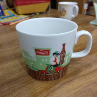 แก้วกาแฟ Ceramic Coca cola Japan 250ml 【ใหม่】