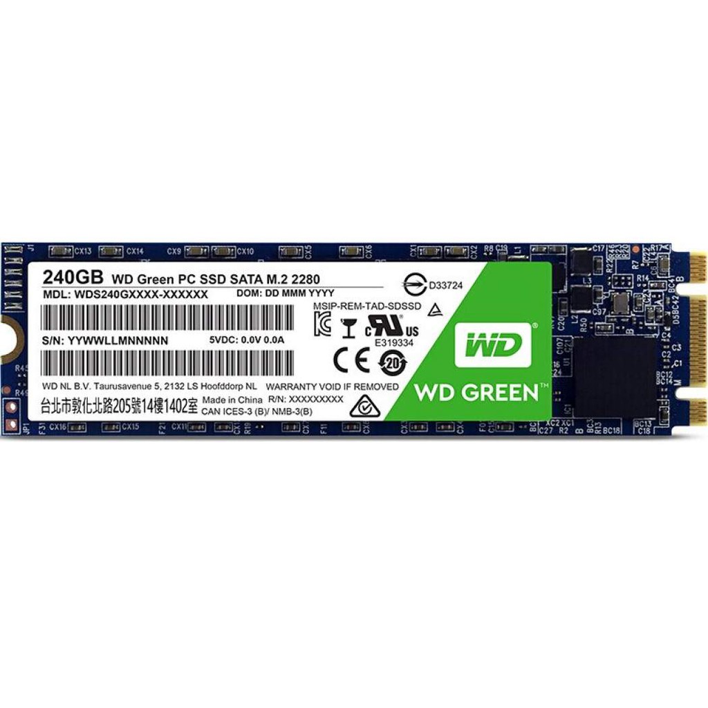 SSD WD GREEN M.2 SATA 2280 240GB