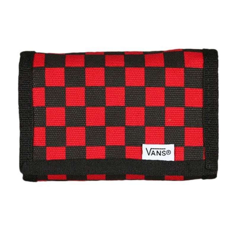 กระเป๋าสตางค์ Vans Slipped Wallet - Black/Red ของแท้ ส่งจากไทย