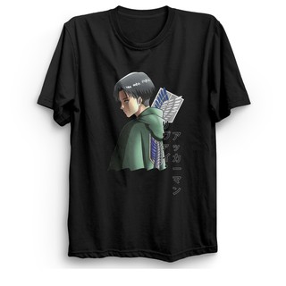 ใหม่ล่าสุด เสื้อยืดแขนสั้น ผ้าฝ้าย 100% พิมพ์ลายกัปตัน Levi Ackerman ไซซ์ M L XL XXL XXXL สําหรับผู้ชาย 30s