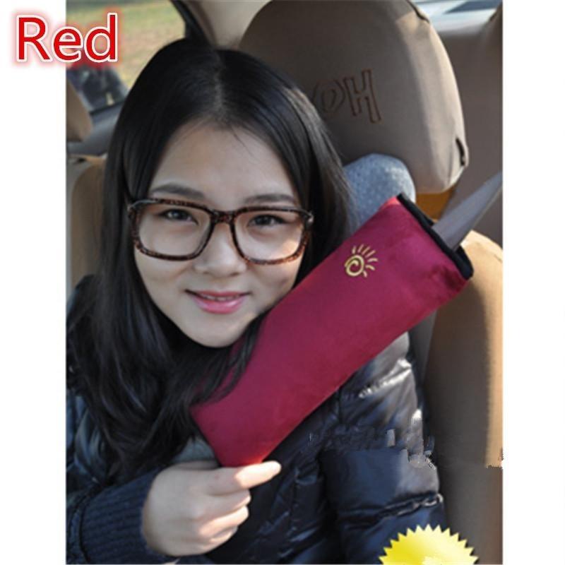 Autos Pillow Car Safety Belt Protect Shoulder Pad Vehicle Seat Belt Cushion For Kids erd01.th