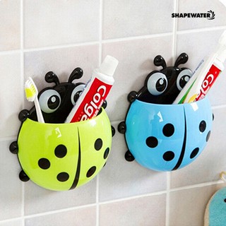 Ladybug Toothbrush Suction Ladybird Toothpaste Wall Sucker Bathroom