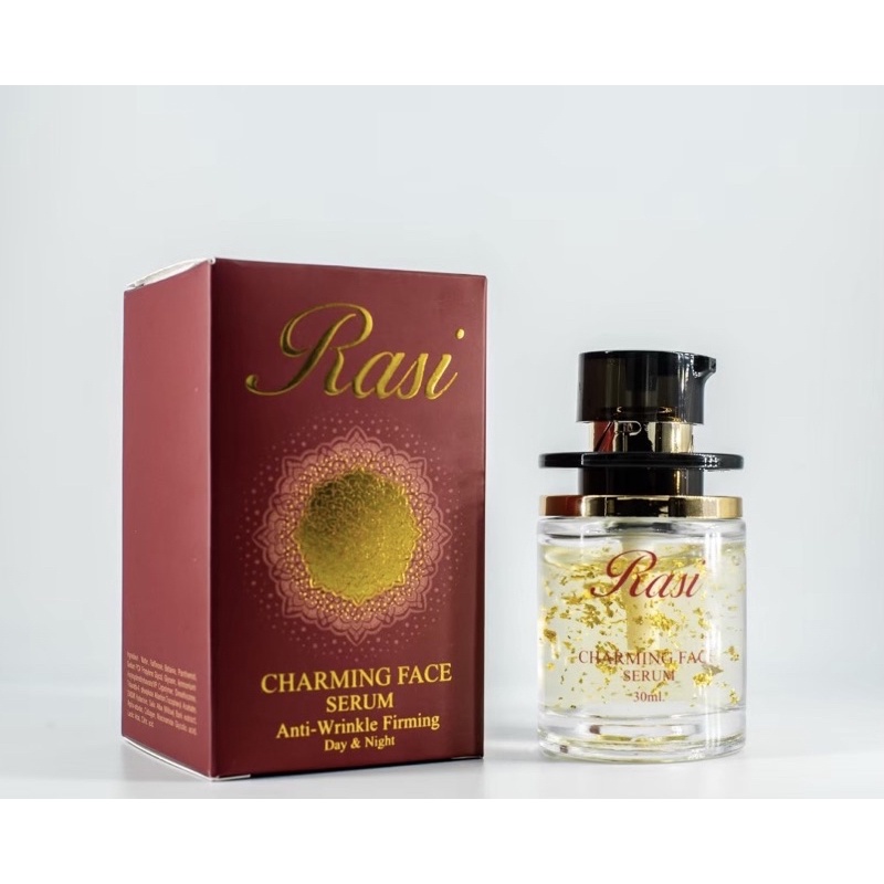 เซรั่มทองคำ  ฟื้นฟูผิวให้แข็งแรง ต่อต้านริ้วรอย สารสกัดเคาน์เตอร์แบรนด์  **สำหรับผิวแพ้ง่าย Rasi Cha
