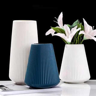 แจกันพลาสติกขนาดใหญ่ที่เรียบง่ายแห้งและเปียกดอกไม้ภาชนะจัดดอ…