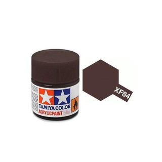 สีสูตรน้ำทามิย่า Tamiya Acrylic XF84 Dark Iron 10ml