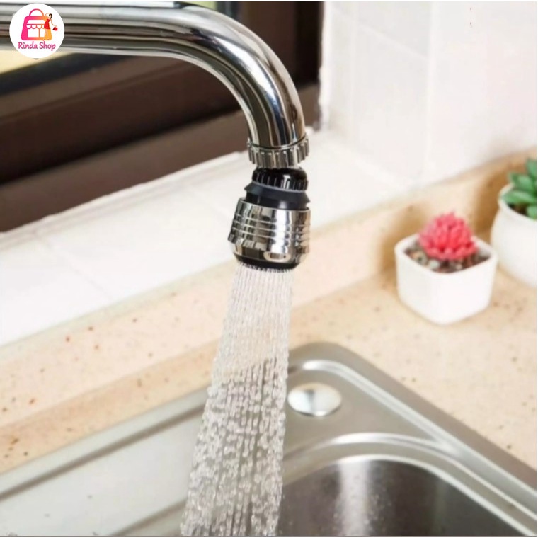 หัวก๊อกน้ำฝักบัวประหยัดน้ำเพิ่มแรงดันหมุนได้ 360​ องศา รุ่น NR-011 ไม่มีสาย!!!!!!