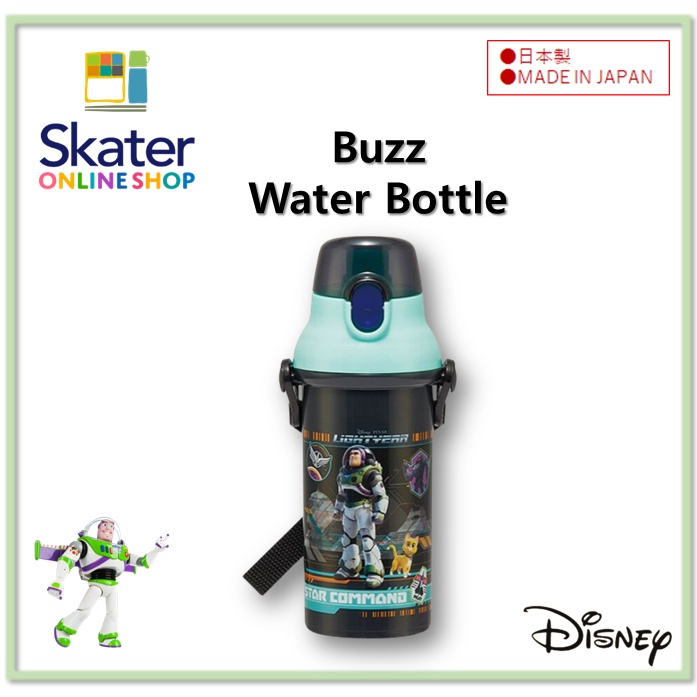 [SKATER] Toystroy Buzz Lightyear ขวดน้ําใส ปลอดสาร BPA แบบสัมผัสเดียว 480 มล. สําหรับเด็ก ผลิตในญี่ป
