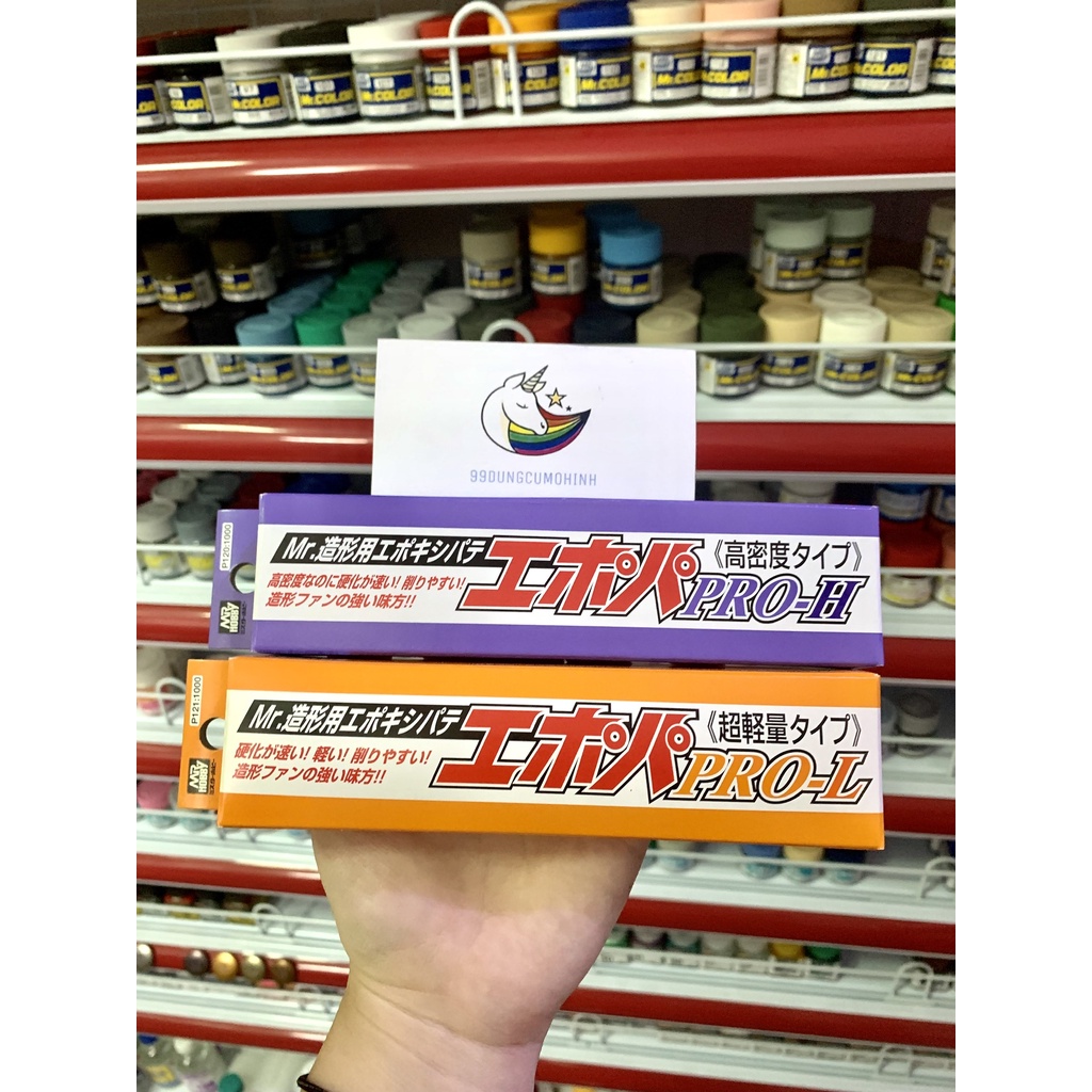 Mr Hobby Epoxy Putty Pro H/L 78g การปั้นและการเติมหลอด - เครื่องมือโมเดล