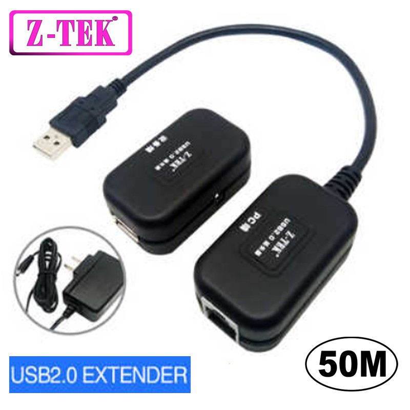 Z tek USB 2.0 EXTENDER UTP LAN (50M) แท้ 100%