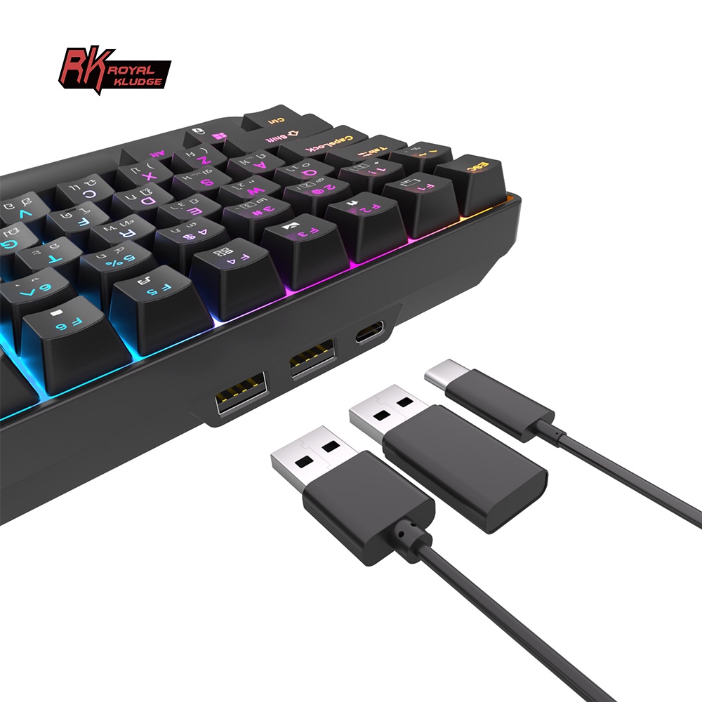 Royal Kludge RK96 RGB - Hotswap ขนาด 96 คีย์บอร์ดเกมมิ่ง คีย์บอร์ดไร้ ...