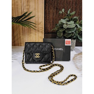 CHANEL BLACK CAVIAR BAG VIP GIFT WITH PURCHAS-GWPแท้​💯