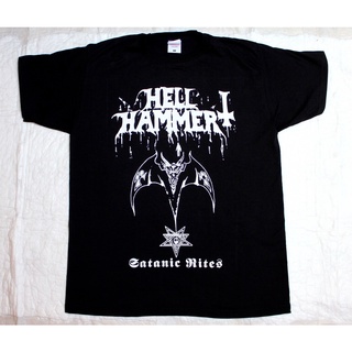 [S-5XL] เสื้อยืด ผ้าฝ้าย ลาย Hellhammer Frost Celtic Rites Satanic Rites สีดํา แฟชั่นใหม่