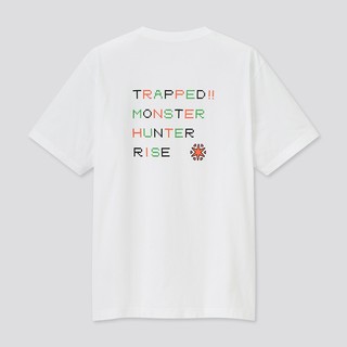 Uniqlo เสื้อยืดลําลองสําหรับผู้ชาย/ผู้หญิงแขนสั้น Ut (Monster Hunter Rise) 441562