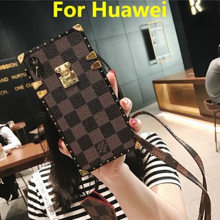 LV Classic Explosion Leather Phone Case For Huawei P20 P20Pro Nova3 P30 P30pro P30 lite