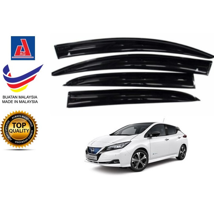 Nissan Leaf ZE1 2019 AG Door Visor Air Press Wind Deflector (กว้าง 8 ซม.)