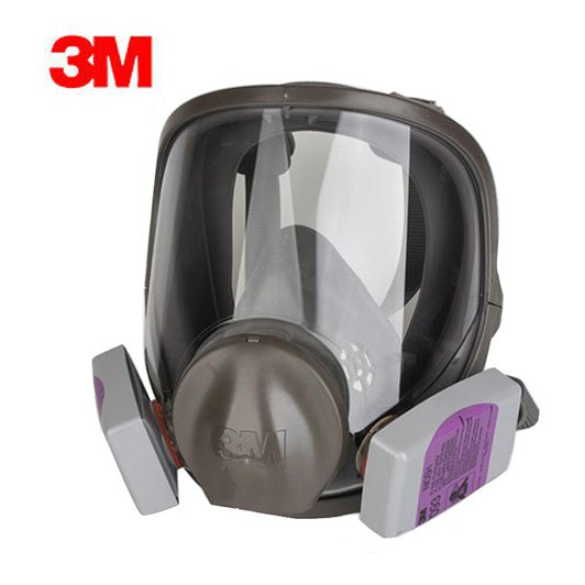 3M 6800 เครื่องช่วยหายใจแบบเต็มหน้าพร้อมตัวกรอง 3M 7093 P100
