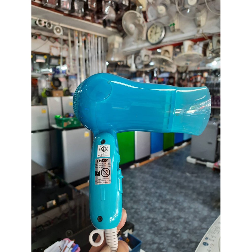 Panasonic ไดร์เป่าผมระบบ TURBO DRY ขนาด 1,200 วัตต์ รุ่น EH-5201 CAP (สีเขียว)