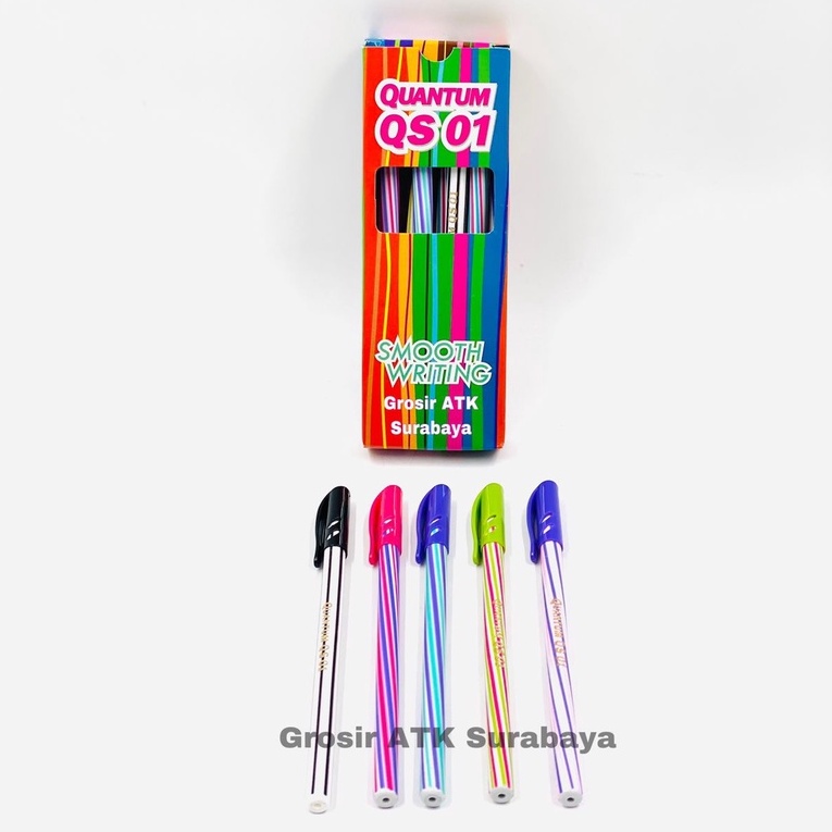 (GET 1 ชิ้น) QUANTUM QS-01 BALL PEN / Quantum QS 01 Standard / QS-01 Smooth Writing