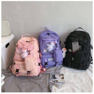 กระเป๋าสะพายคิ้วๆ รุ่น : Gauze backpack ส่งฟรี