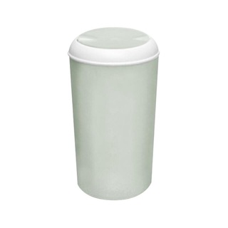 ถังขยะกลมฝาสวิง 5 ลิตร รุ่น PN6026/2 สีเทา ถังขยะ Round Trash Can 5 Liters PN6026/2 Gray Color