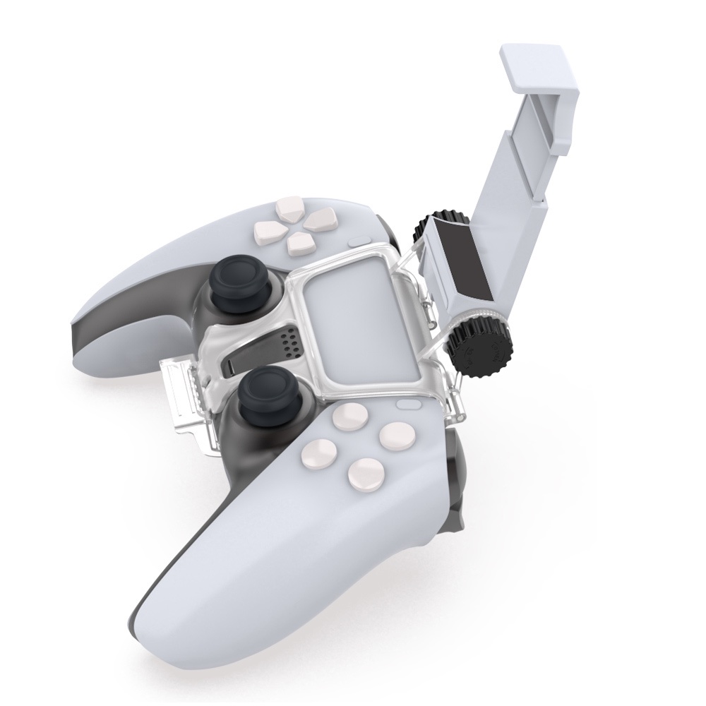 Dobeแท้ PS5 Controller Mobile Phone Clamp แบบหมุนไม่ได้ Dobeแท้ PS5 คลิปยึดมือถือกับจอย ที่จับจอยกับมือถือ PS5