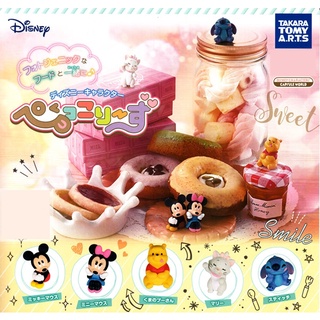 Disney Character Pekkories Model Set เซ็ตโมเดลจาก Disney Japan ตัวเล็ก ประมาณ 3.2 ซม. ครบเซ็ต 5 ตัว