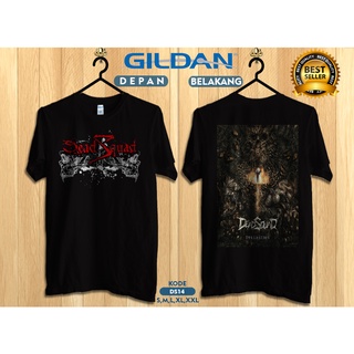 เสื้อยืดผ้าฝ้าย GILDAN เสื้อยืด ลายโลโก้วง Deadsquad สไตล์ ds14