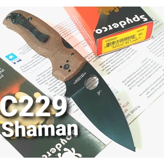 มีดพับ Spyderco C229 Shaman.