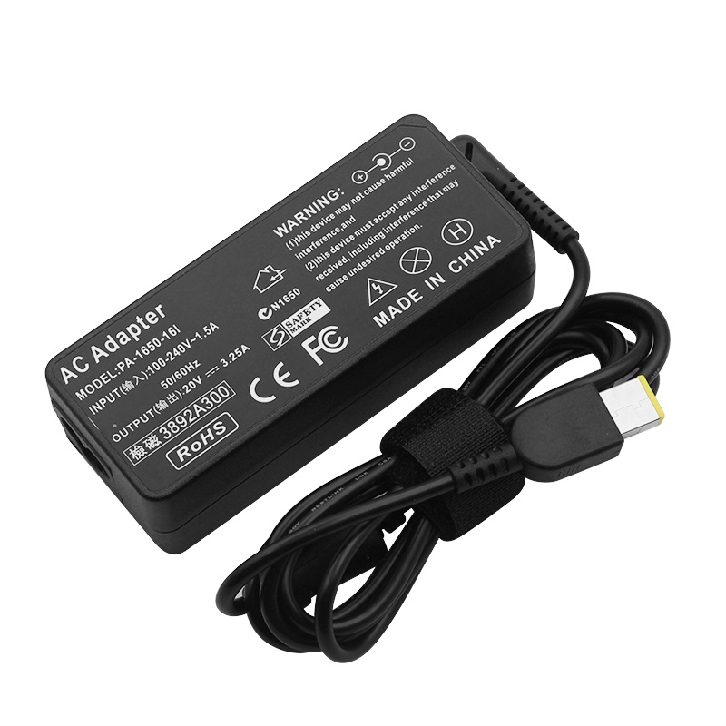 65W Laptop Charger For Lenovo ThinkPad X1 T430 T440 T450 T460 T560 E431 E440 E531 E540, Ideapad Flex 2 Flex 3 Yoga 11 11S ADLX65NCC3A ADLX65NLC3A ADLX65NDC3A Adapter Power Supply C0025