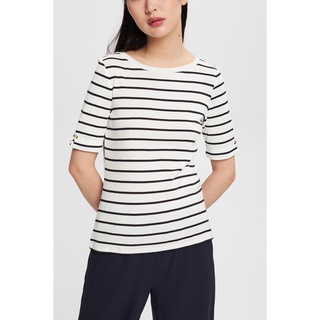 ESPRIT Womens Striped Jersey T-shirt Women