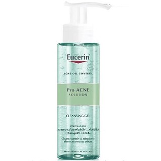 ﻿Eucerin Pro ACNE Solution Cleansing Gel ยูเซอรีน เจลใส ทำความสะอาดผิวหน้า เพื่อลดปัญหาสิว 200ml.