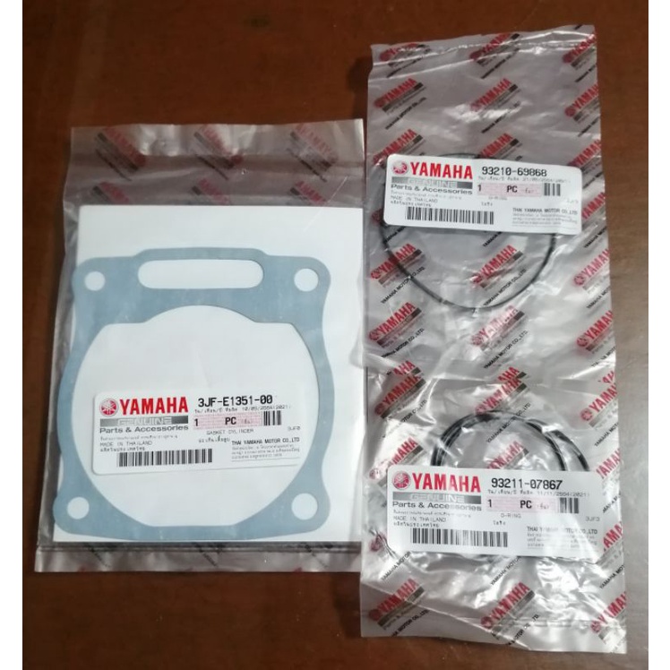 ประเก็นตีนเสื้อ+โอริงฝาสูบแท้​ TZM​ TZR​ VR​