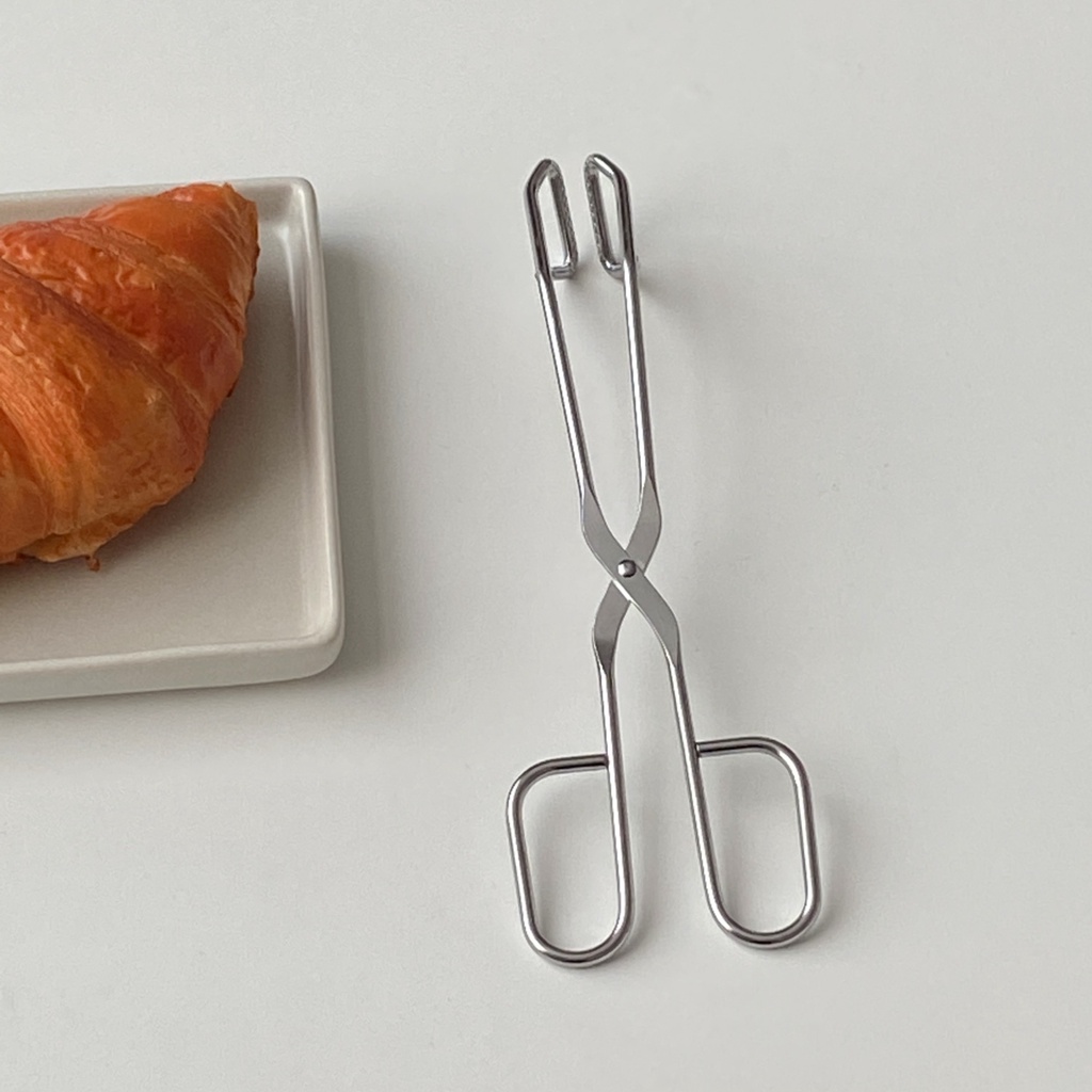 HERA ที่คีบอาหาร ที่คีบขนม แหนบสแตนเลส ที่คีบอาหารเกาหลี เครื่องครัว INS Style Food Tongs Kitchen Tools