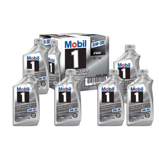 น้ำมันเครื่องสังเคราะห์แท้ Mobil1 5W-30 Keeps Your Engine Running Like New จำนวน 12 Qt