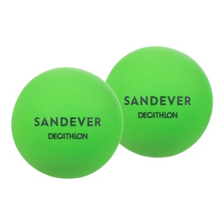 Decathlon SANDEVER ลูกเทนนิสชายหาดรุ่น BTB 100 แพ็คคู่ (สีเขียว)