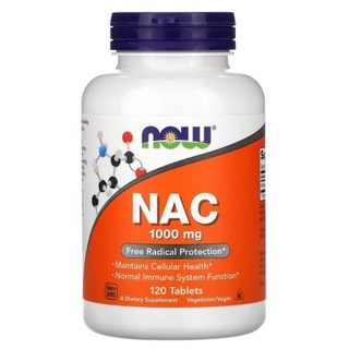 Now Foods, NAC, 1000 mg [ 120 Tablets ] now foods N-Acetyl Cysteine (NAC), puritans Pride N-Acetyl Cysteine (NAC)