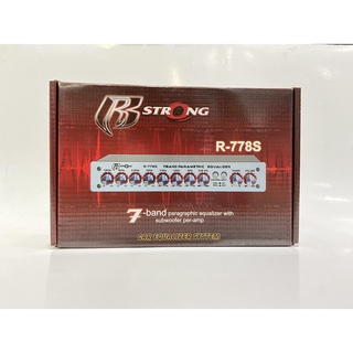 R-STRONG R778S ปรีแอมป์รถยนต์ ปรีแอมป์ ปรี 7 แบนด์ แอมป์ เครื่องเสียงรถยนต์ ปรี แอมป์ คาราโอเกะ PRE KARAOKE เสียงดีปรีโม