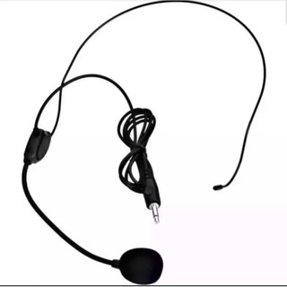 lxj  ไมค์โครโฟนคาดศรีษะ Headset Microphone for VoiceBooster Voice Amplifiers - Black