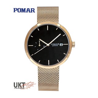 POMAR นาฬิการุ่น PM73554RG0413 หน้าดำ สำหรับผู้ชาย