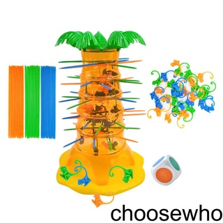 [CHOO] Monkey Climbing Tree Toy Montessori Table Game Toy Cute Multiplayer Tabletop Game Family Board Game Educational