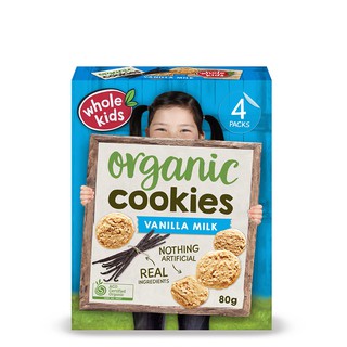 Whole Kids Organic Cookies Vanilla 80g