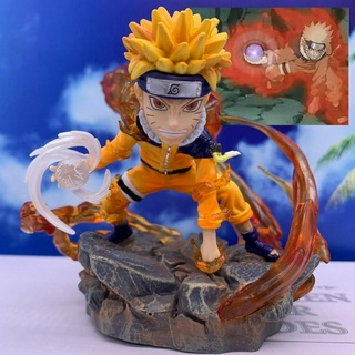 ฟิกเกอร์ นินจาจอมคาถา Uzumaki Naruto Child 1 Tailed Beast Ver. Transformation Form GK Figure 11cm Kurama นินจาจอมคาถา Battle Version Seventh Hokage Leaf รุ่นที่เจ็ด นินจาจอมคาถา