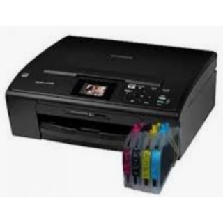 Brother MFC-J220 Color Inkjet ปริ้นเตอร์มือสองติดแทงค์พร้อมหมึก+สายไฟ+สายUSB