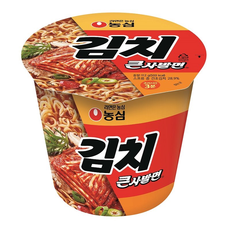 พร้อมส่ง 농심 김치큰사발 บะหมี่กึ่งสำเร็จรูปรสกิมจิ Nongshim Kimchi Big Bowl 112G